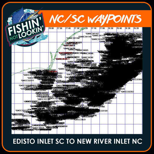 Edisto Inlet SC to New River Inlet NC